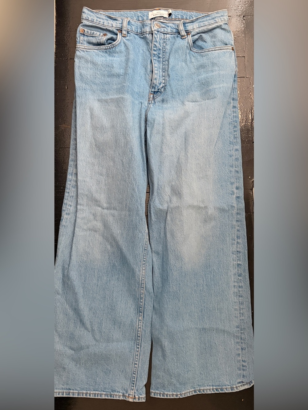 & Other Stories Light Blue Wide-Leg Jeans
